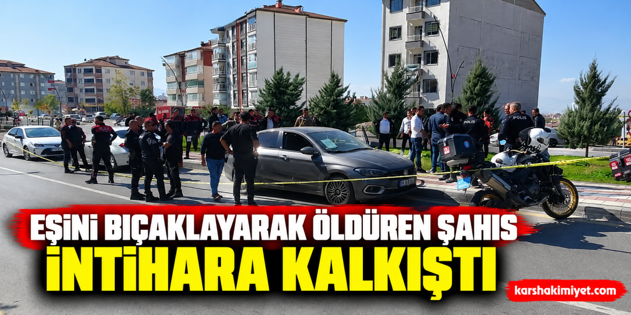 Eşini bıçaklayarak öldüren şahıs intihara kalkıştı