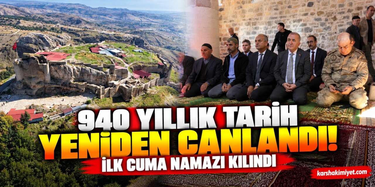 940 Yıllık Tarih Yeniden Canlandı! İlk Cuma Namazı Kılındı
