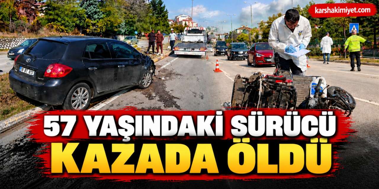 57 Yaşındaki Sürücü Hayatını Kaybetti