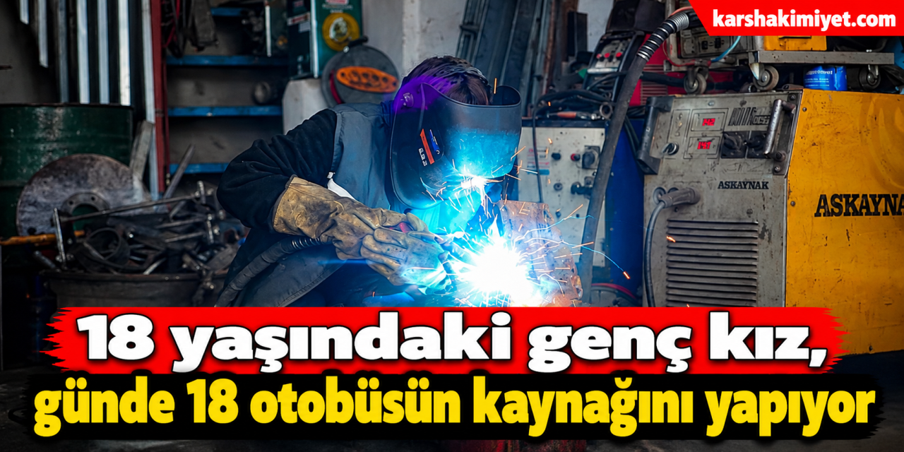 18 yaşındaki genç kız, günde 18 otobüsün kaynağını yapıyor