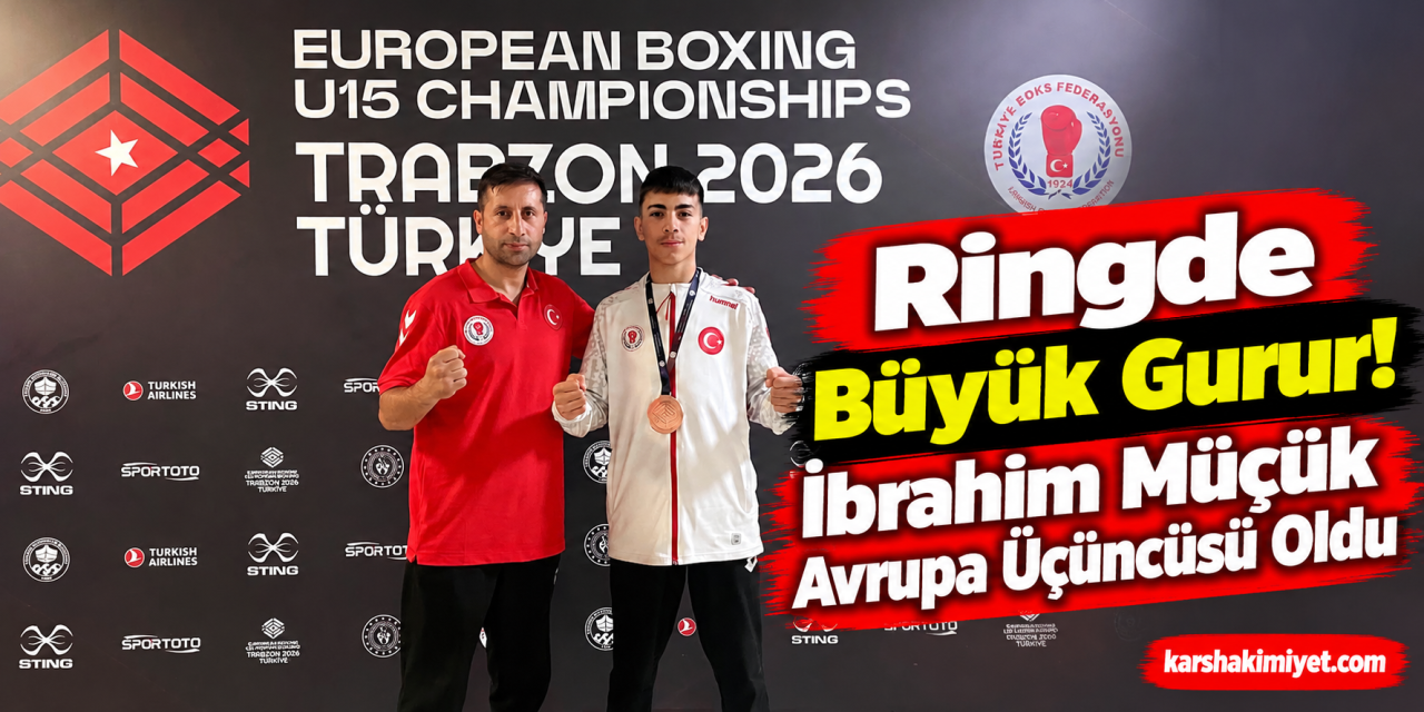 Ringde Büyük Gurur! İbrahim Müçük Avrupa Üçüncüsü Oldu