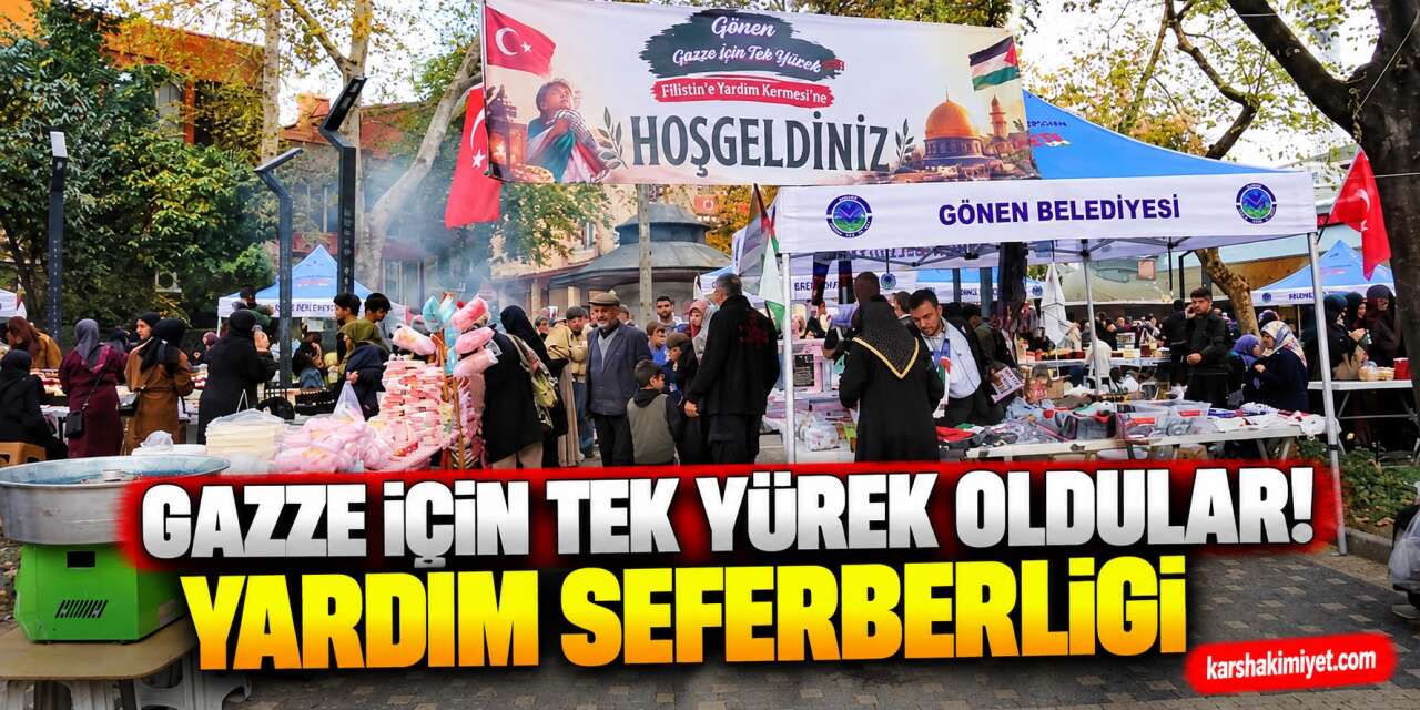Gazze İçin Tek Yürek Oldular! Yardım Seferberliği