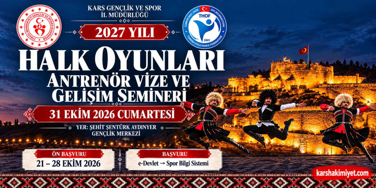 Halk Oyunları Antrenörleri Buluşuyor! Başvurular Başladı