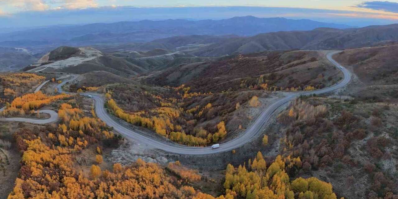 Kop Dağı’nda sonbahar renkleri mest etti