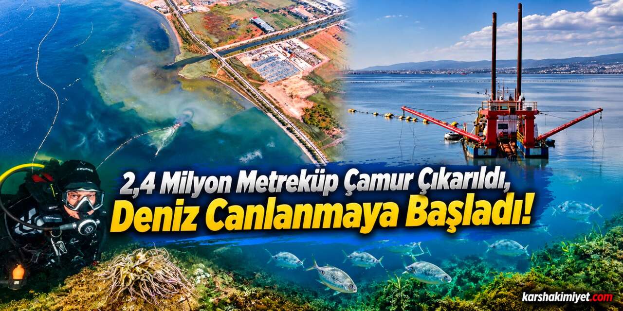 2,4 Milyon Metreküp Çamur Çıkarıldı, Deniz Canlanmaya Başladı