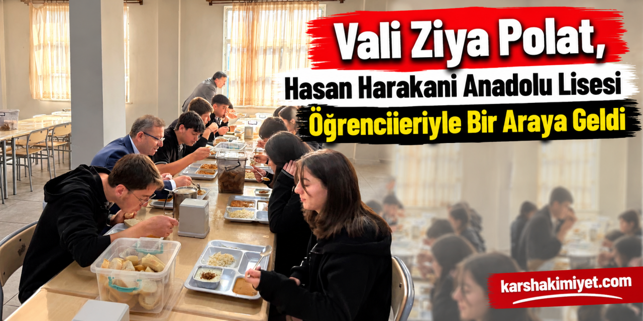 Vali Ziya Polat, Hasan Harakani Anadolu Lisesi Öğrencileriyle Bir Araya Geldi
