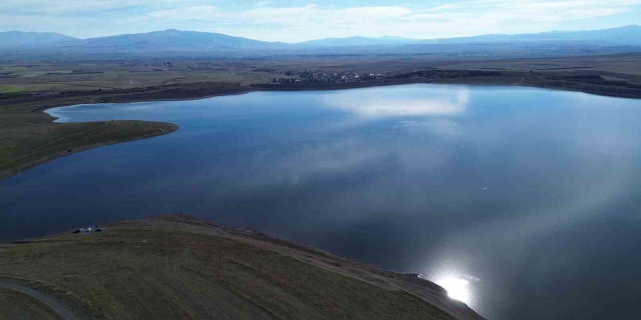 Kars’ın su deposu Bayburt Barajı Sonbahar yağmurlarıyla yüzde 80 doldu