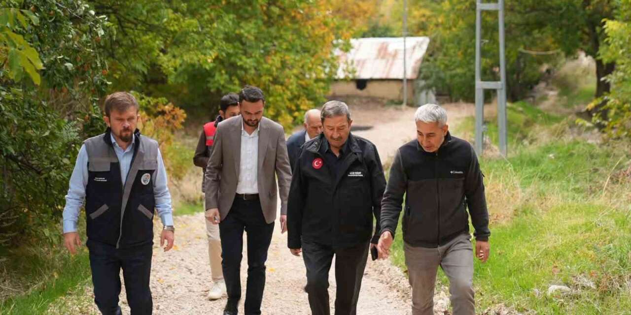 Darende’de asfalt çalışmaları için inceleme yapıldı