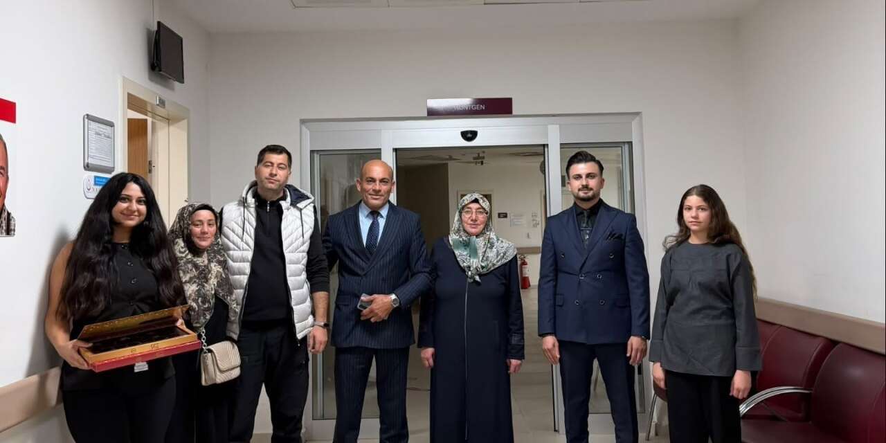 Tercan Devlet Hastanesi’nde hastalar ziyaret edildi