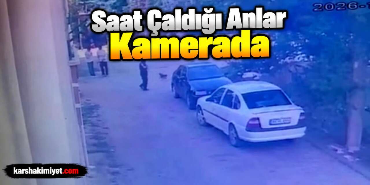 Saat Çaldığı Anlar Kamerada