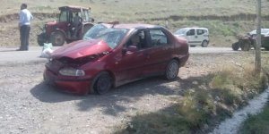 Kars'ta trafik kazası: 2 yaralı 