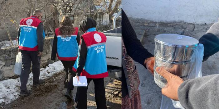 Digor’da ramazan bereketi: Ailelerin iftar yemeği kapısına gidiyor