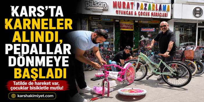 Kars'ta Karneler Alındı, Pedallar Dönmeye Başladı