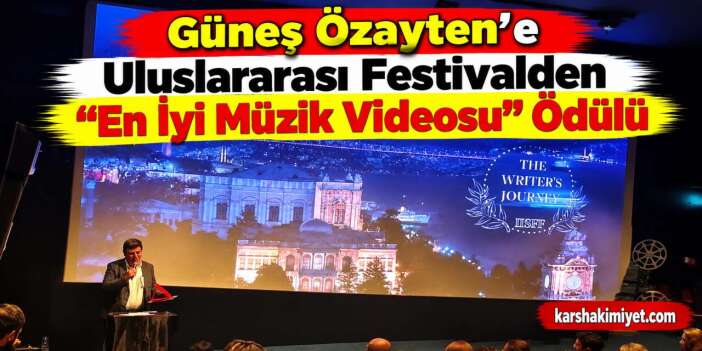 Güneş Özayten’e Uluslararası Festivalden “En İyi Müzik Videosu” Ödülü