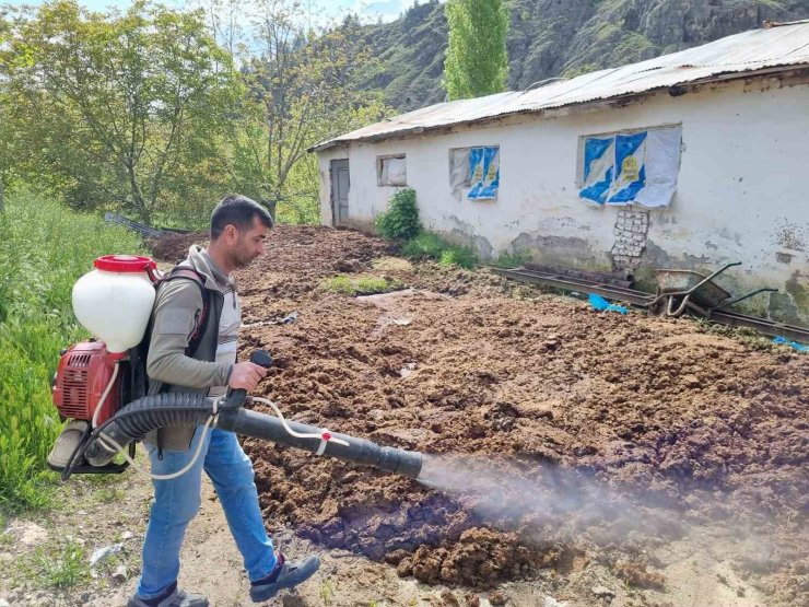 Keban’da haşere ile mücadele çalışması başladı