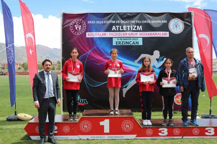Erzincan atletizm yarışları yapıldı