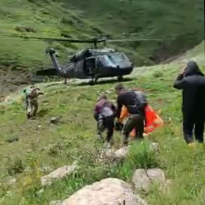 Tunceli’de mantar toplarken kaybolan vatandaşlar, dron ve askeri helikopterle bulundu