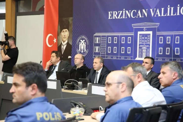 Erzincan’da 2. tur için ‘Seçim Güvenliği’ toplantısı yapıldı