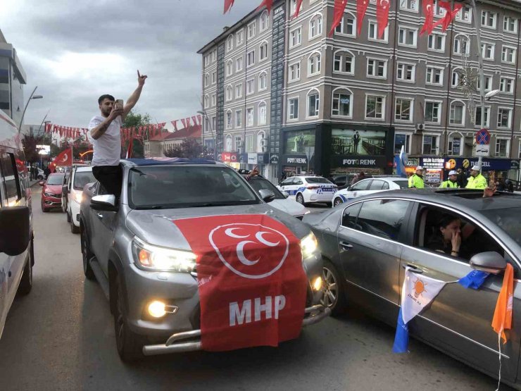 Erzurum’da Erdoğan sevinci