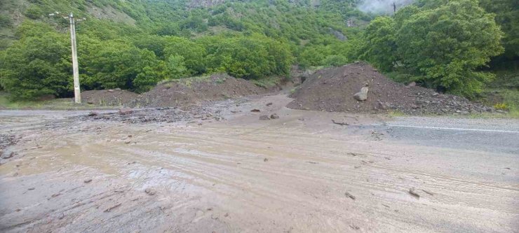 Tunceli’de sağanak yağış hayatı olumsuz etkiledi