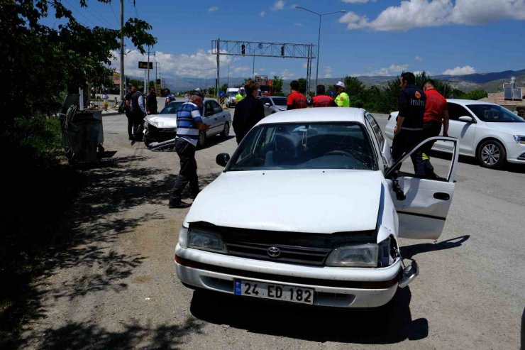 Erzincan’da ki trafik kazalarında 1’i bebek 6 kişi yaralandı