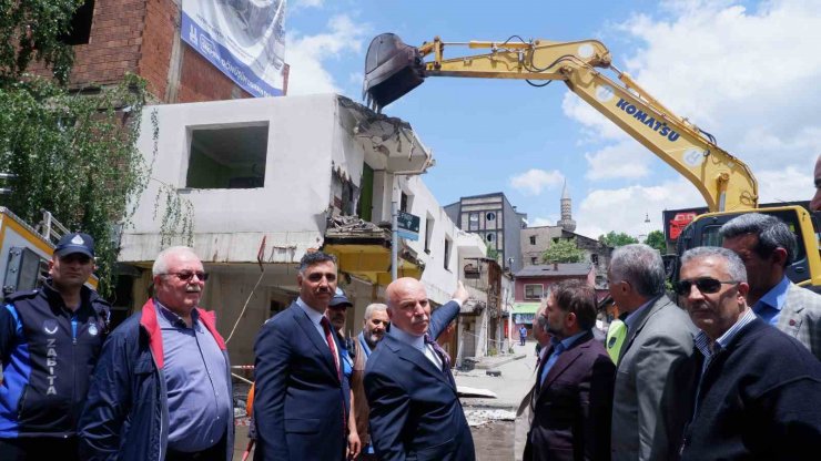 Erzurum’da kentsel dönüşüm için düğmeye basıldı