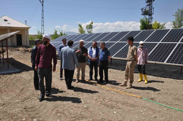 Erentepe Belediyesinin güneş enerjisi santralinin açılışı yapıldı