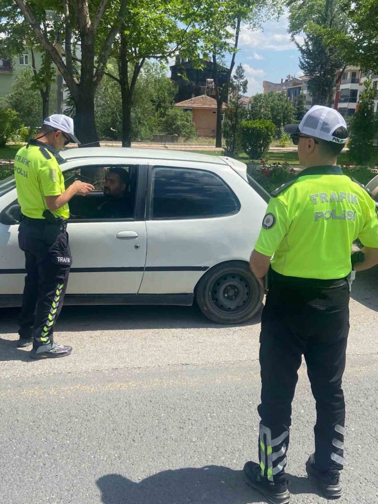 Elazığ’da bayramın ilk günü trafik denetimi