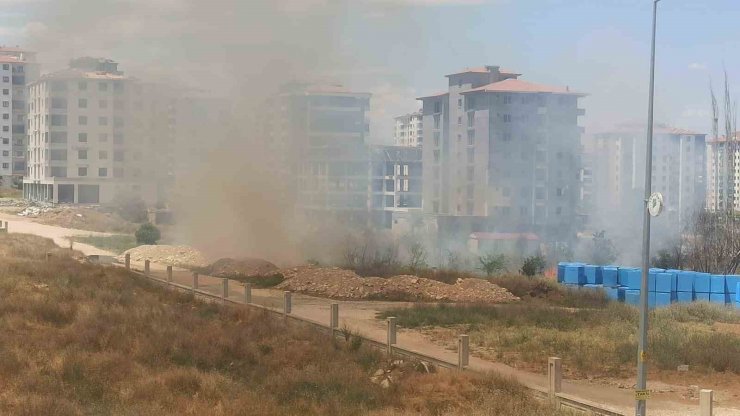 Malatya’da çıkan anız yangını söndürüldü