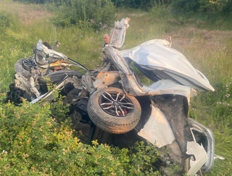 Malatya’da kontrolden çıkan araç şarampole devrildi: 1 ölü 5 yaralı