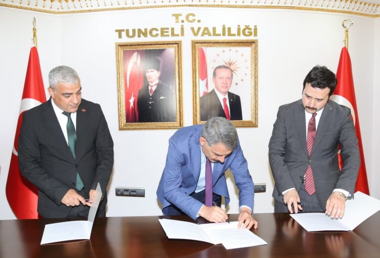 Tunceli’de 550 kapasiteli yurt için protokol imzalandı