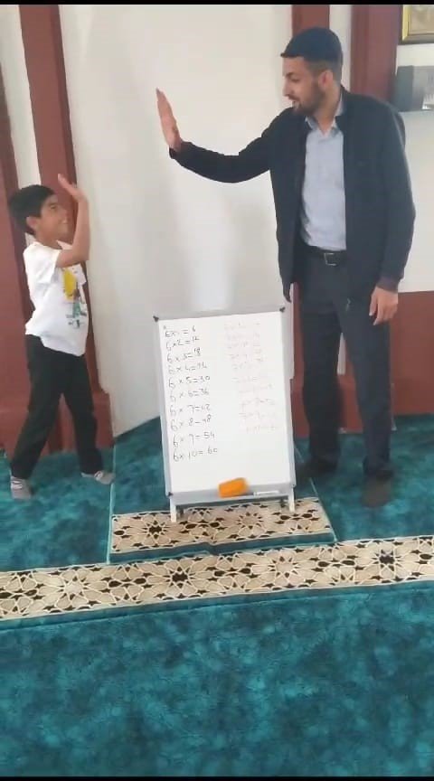 Kur’an kursunda matematik dersi