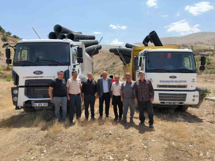 Depremin vurduğu Doğanşehir’de yaralar sarılıyor