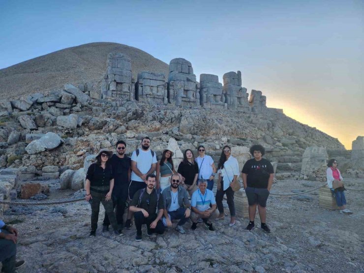 Nemrut dağına hayran kaldılar