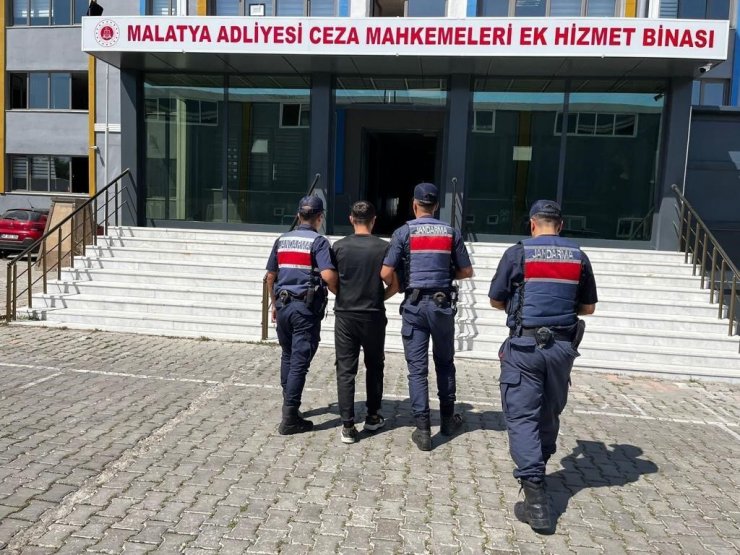 Malatya’da 10 yıl hapis cezası bulunan şahıs yakalandı