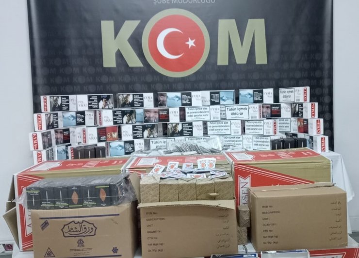 Malatya’da 110 bin kaçak makaron ele geçirildi