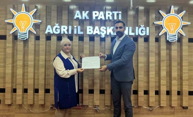 Ağrı Belediyesi Meclis Üyeliği’ne Besra Şimşek atandı