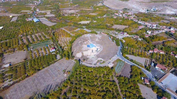 Arslantepe Höyüğü’nde karşılama merkezi çalışmaları hızla devam ediyor