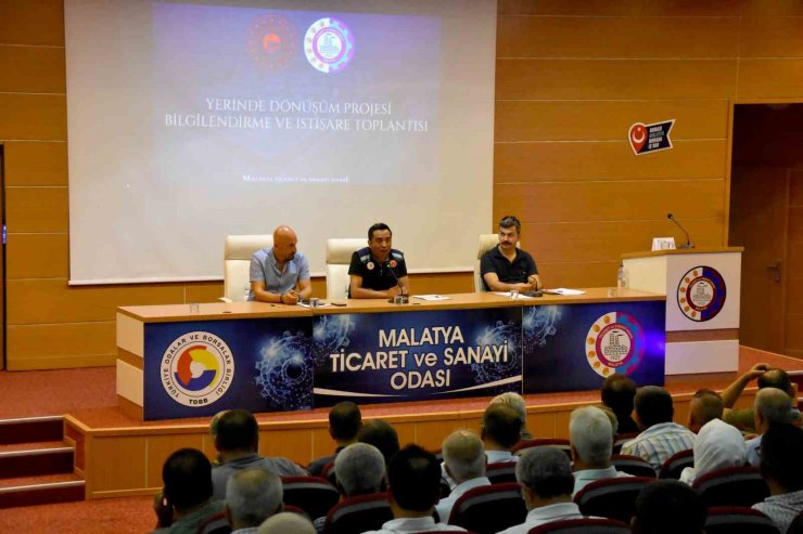 Malatya TSO’da “Yerinde Dönüşüm” toplantısı