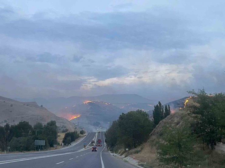 Malatya’da korkutan yangın