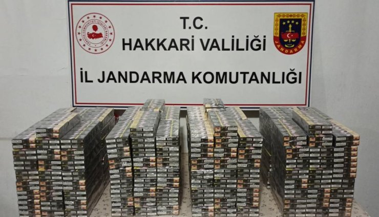 Hakkari’de çok sayıda kaçak malzeme ele geçirildi