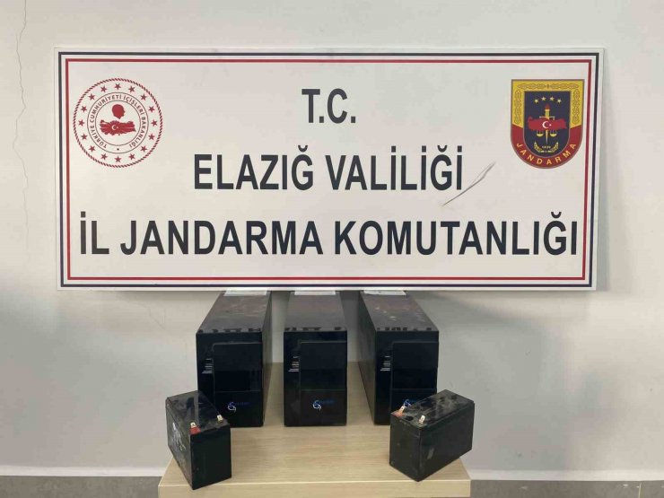 Elazığ’da asansörlerin güç kaynağını çalan zanlı yakalandı