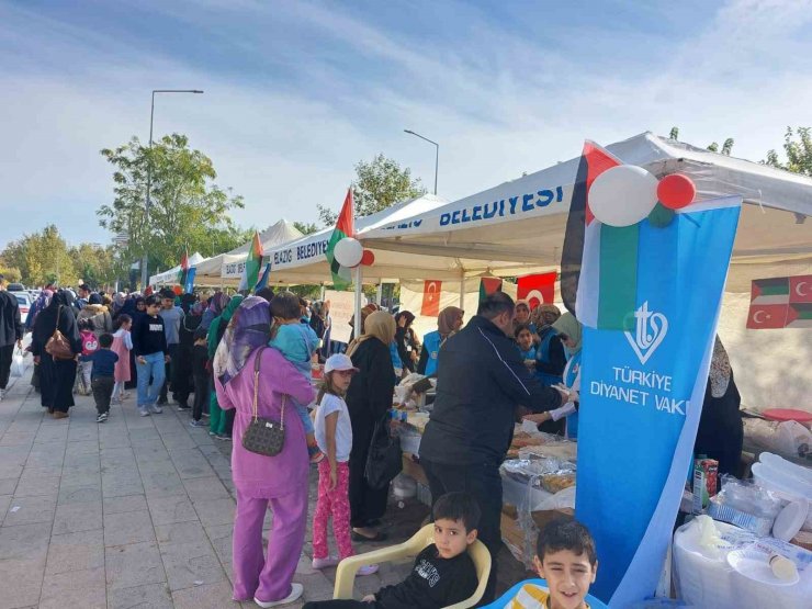 Elazığ’dan Filistin ve depremzedeler için anlamlı destek