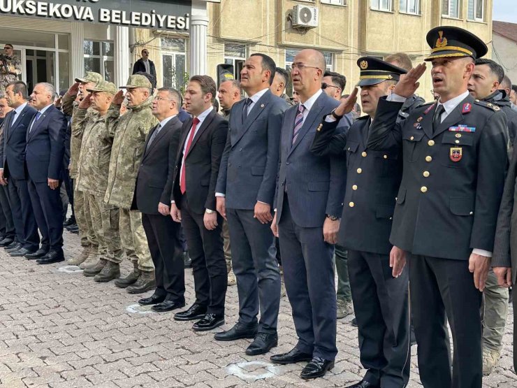 Yüksekova’da 10 Kasım Atatürk’ü Anma Günü