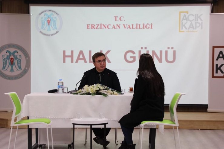 Vali Aydoğdu, “Halk Günü” toplantısında vatandaşları dinledi