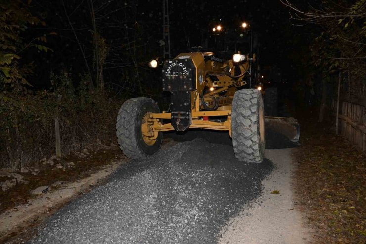 Battalgazi’de yol çalışmaları sürüyor