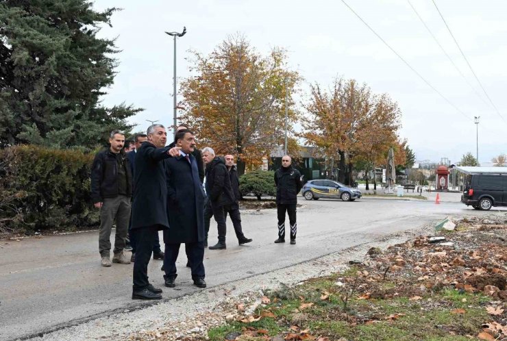 Gürkan’dan, Mezarlıklar Dairesi Başkanlığı İdari Hizmet Binası’nda inceleme