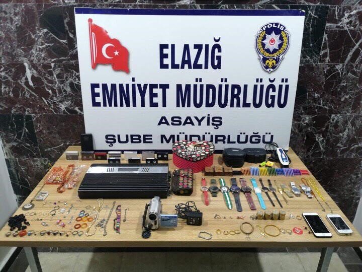 Elazığ’da asayiş uygulaması: 3 tutuklama