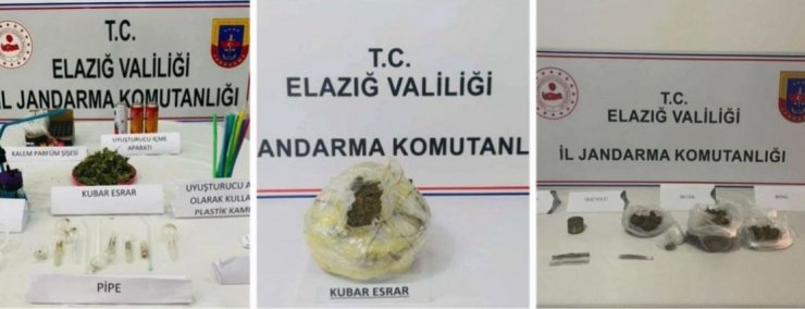 Elazığ’da jandarma uyuşturucuya geçit vermiyor