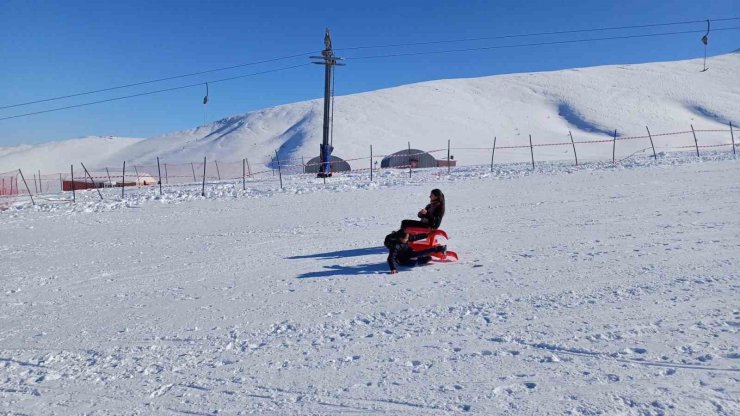 Abalı Kayak Merkezi’nde sezon açıldı